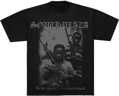 SPZ CHILD REBEL SOLIDER DISTRESSED T-SHIRT