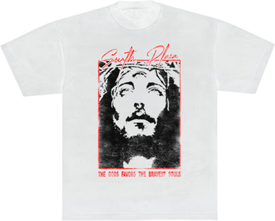 SPZ GOD BRAVEST SOULS DISTRESSED T-SHIRT